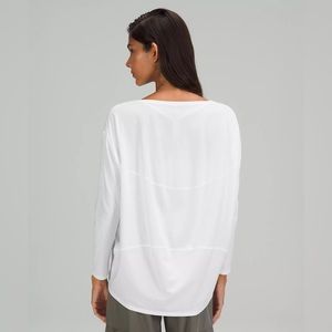 Back in Action Long Sleeve Shirt, White, 10, NWOT